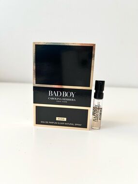 🌸CAROLINA HERRERA Bad Boy Elixir EDP Vial Spray Sample 1.5mL